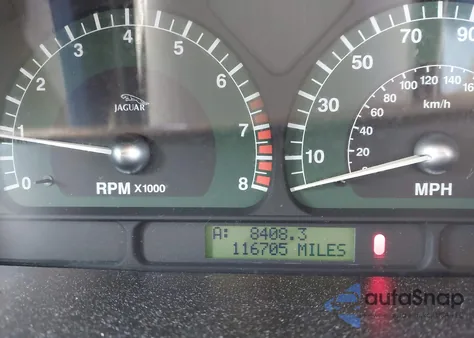 2003 Jaguar S-Type 4.2L V8 из США, поврежденный, VIN SAJEA01U83HM54413